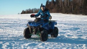 Универсальный квадроцикл SHARMAX 280 HUMMER В СНЕГУ