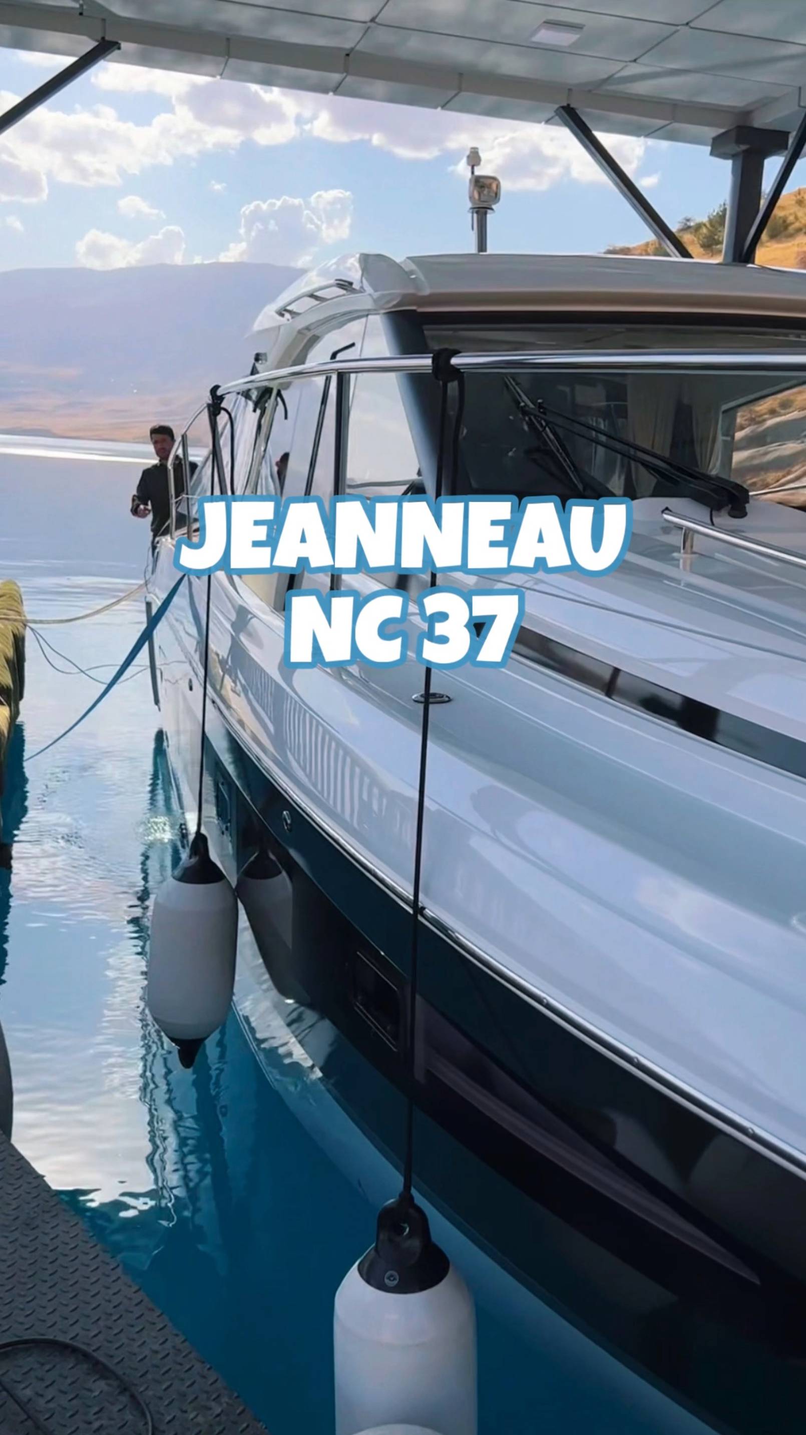 Катер Jeanneau NC 37 - король Нурекского водохранилища в Таджикистане! смотреть онлайн