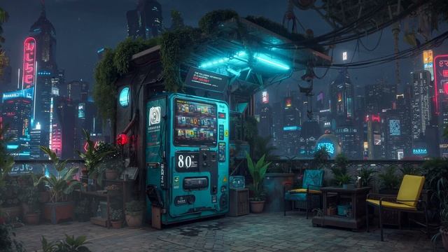 Cyberpunk 2077 Ambience – Futuristic Rain Sounds for Sleep & Study