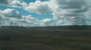 Россия из окна поезда. Саратов-Самара.