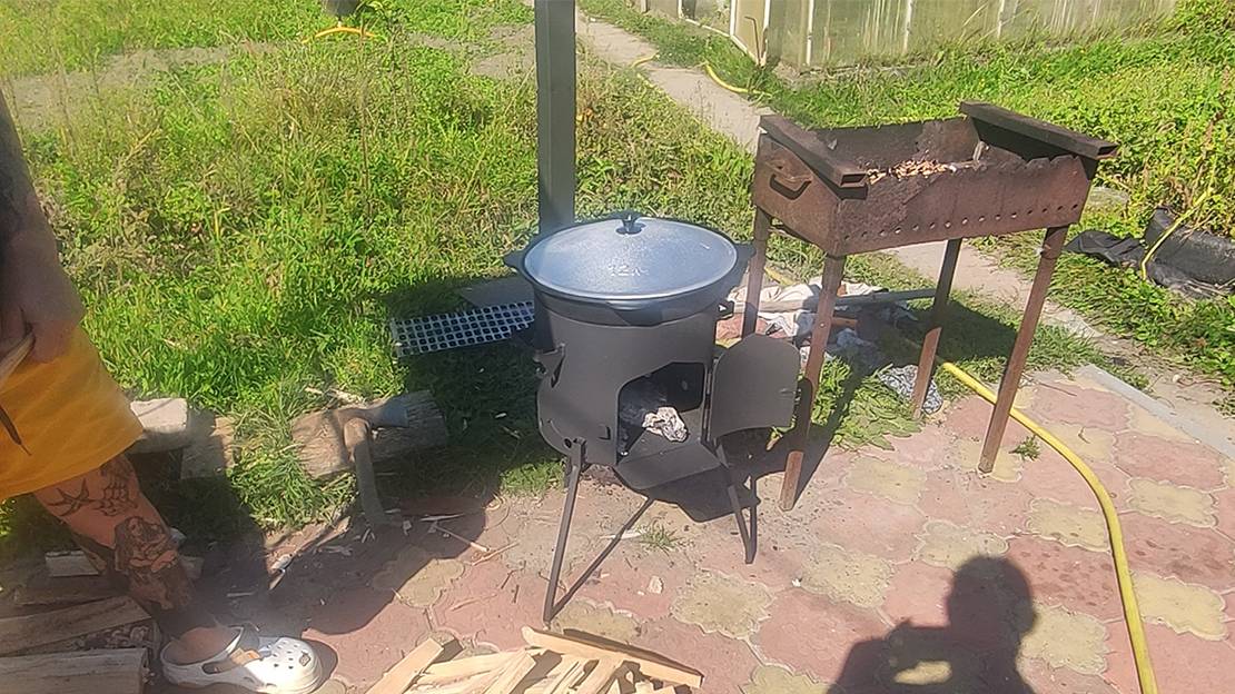 ПЕЧЬ + КАЗАН НА 12 ЛИТРОВ смотреть онлайн