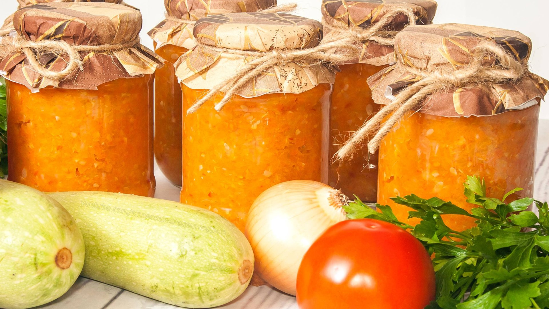 КАБАЧКОВАЯ ИКРА, заготовка на зиму без стерилизации смотреть онлайн