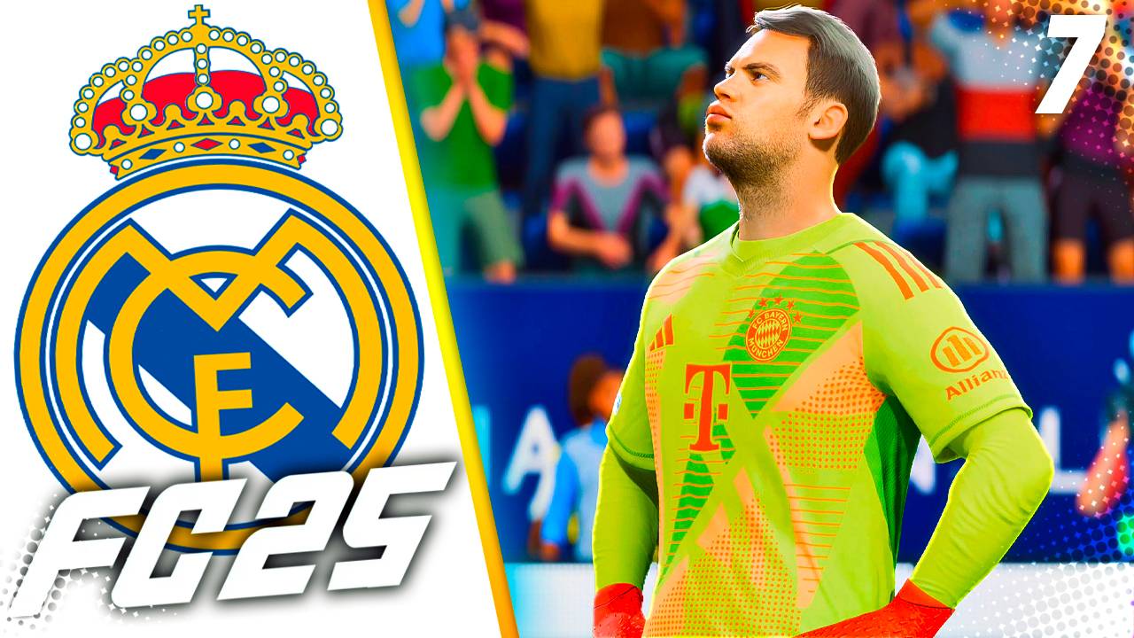 FC 25 КАРЬЕРА ЗА РЕАЛ МАДРИД #7 - БИТВА С БАВАРИЕЙ ЗА ОЧКИ В ЛЧ! смотреть онлайн