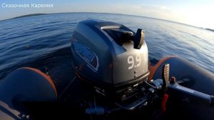 Рыбак в шоке! Рыбалка в Карелии мотор Mikatsu 9.9 такого не ожидал Лодка Stormline 360