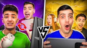 Я и АРТКУЛ ПОМЕНЯЛИСЬ ДЕВАЙСАМИ🤯 ДУЭЛЬ ПРОТИВ 3 ЮТУБЕРОВ