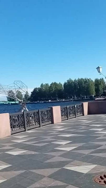 Онежская набережная. Петрозаводск. Карелия. смотреть онлайн