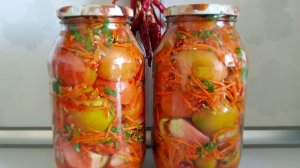 СРАЗУ ГОТОВЬТЕ ДВОЙНУЮ ПОРЦИЮ!!!ХРУСТЯЩИЕ БУРЕЛЫЕ ПОМИДОРЫ В ЗАЛИВКЕ ПО КАВКАЗСКИ НА ЗИМУ!!!