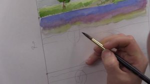 Урок рисования. Урок 2. Три пейзажа ( линии горизонта).