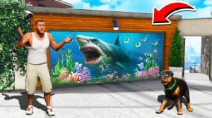 ГАРАЖ ФРАНКЛИНА СТАЛ АКВАРИУМОМ В ГТА 5! ПРОКАЧАЛ ГАРАЖ ФРАНКЛИНА В GTA 5!