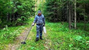 Поиск с металлоискателем. коп металлолома
