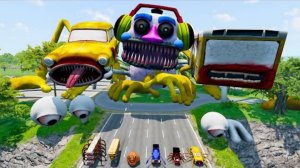 ВСЕ МОНСТРЫ ТАЧКИ ПРОТИВ ЯМЫ СПРУНКИ НОВЫЕ СЕРИИ БИМКИ