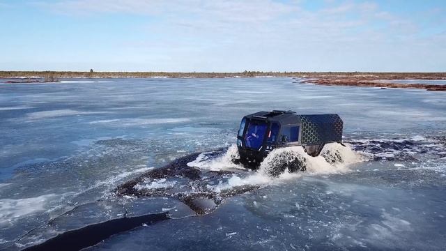 Апрельское межсезонье на вездеходах Архант N (Шерп N)_2025 смотреть онлайн