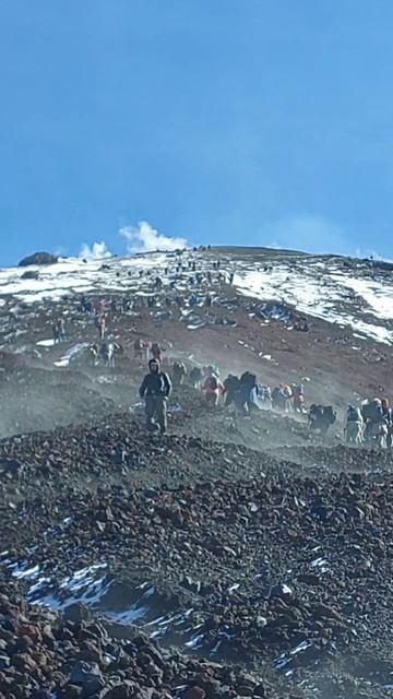 Спускаемся с Авачинского вулкана. 27 августа 2025 г.