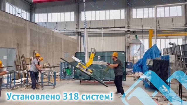 Пневматический манипулятор на 500 кг с консольным краном — всегда в наличии!