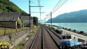 🚄 4К SmartTV ➤ Лион-Шамбери на маршруте BB22200 через Экс-ле-Бен, Франция!