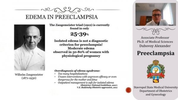 Преэклампсия. For english-speaking students