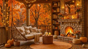 Осенний Джаз у Камина 🍁🔥 Уютная Музыка для Вечера и Отдыха