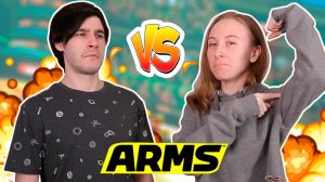 Управляем КИБОРГАМИ на Нинтендо Свитч, Парень VS Девушка в ARMS на Nintendo Switch + ВЕБКА