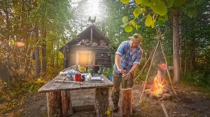 ОНО ПРИШЛО НОЧЬЮ! КТО СКРЁБСЯ В ИЗБУШКУ? НЕСПОКОЙНАЯ НОЧЁВКА В РЫБАЦКОЙ ИЗБУШКЕ. СБОР ЯГОД В ЛЕСУ