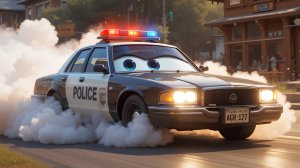 ПОЛИЦЕЙСКАЯ МАШИНА. Мультик про машинки для детей.