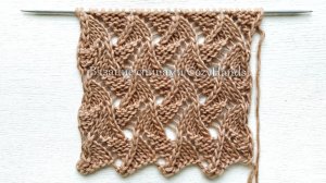 Красивейший ажурный узор спицами 💥  Для вязания джемперов,  сарафанов,  палантинов