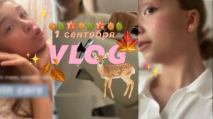 Vlog  осенний ✨🍁#влог #Влог 1 сентября школьный