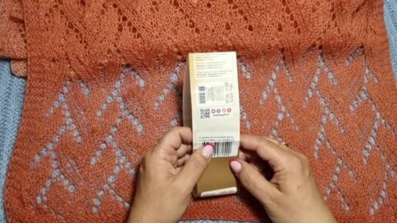 Ажурный палантин спицами - МК узора смотреть онлайн