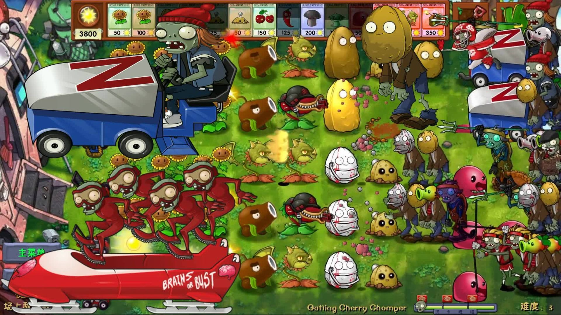 Plants vs. Zombies PLUS РАСТЕНИЯ ПРОТИВ ЗОМБИ PvZ ►FUSION смотреть онлайн