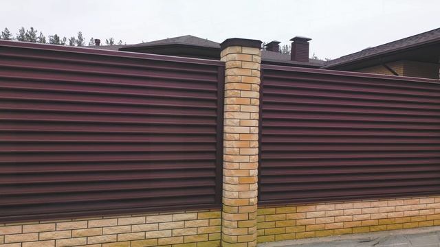 🚪 Объект с забором-жалюзи YardWall смотреть онлайн