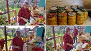 ЗАКРЫВАЮ САЛАТ НА ЗИМУ "БЕРЕГИСЬ ВОДКА". ПЕРЕЛОПАТИЛА 12 КГ ОВОЩЕЙ.