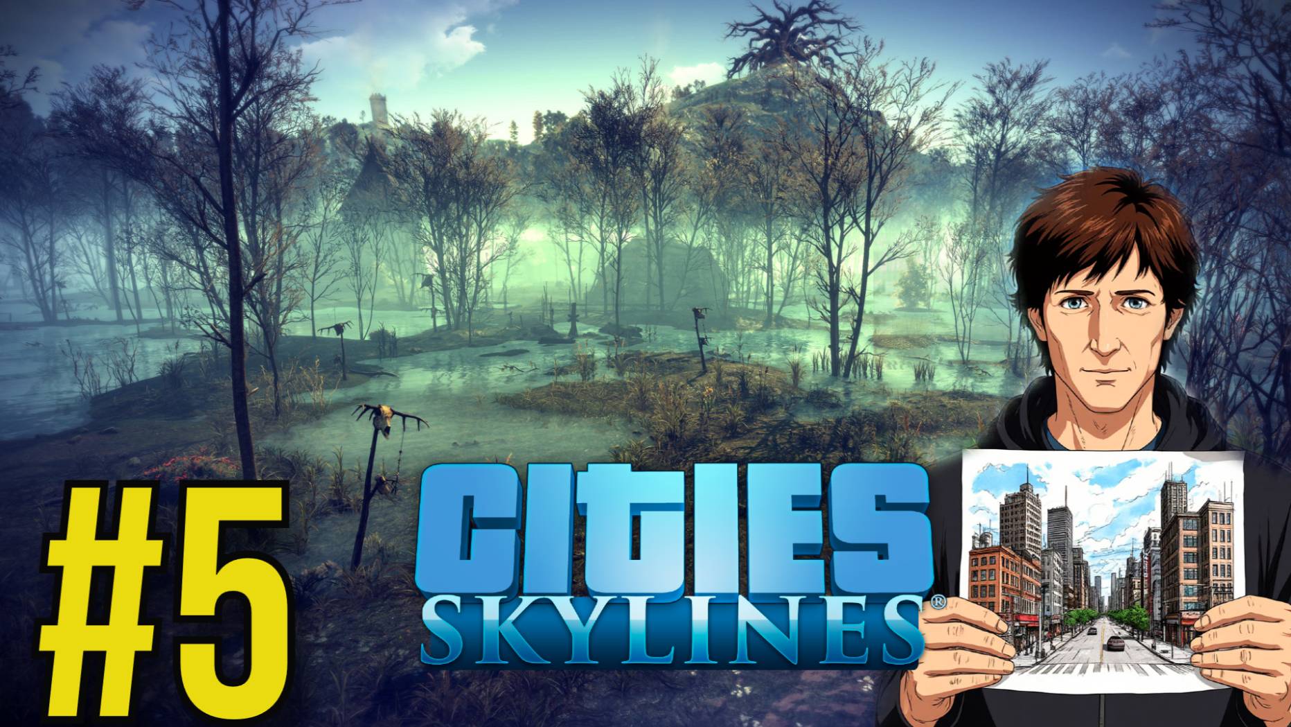 Cities: Skylines Прохождение (2025) ч5 - Район для подписчиков Бусти
