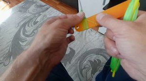 Начало плетения кастинговой сети.