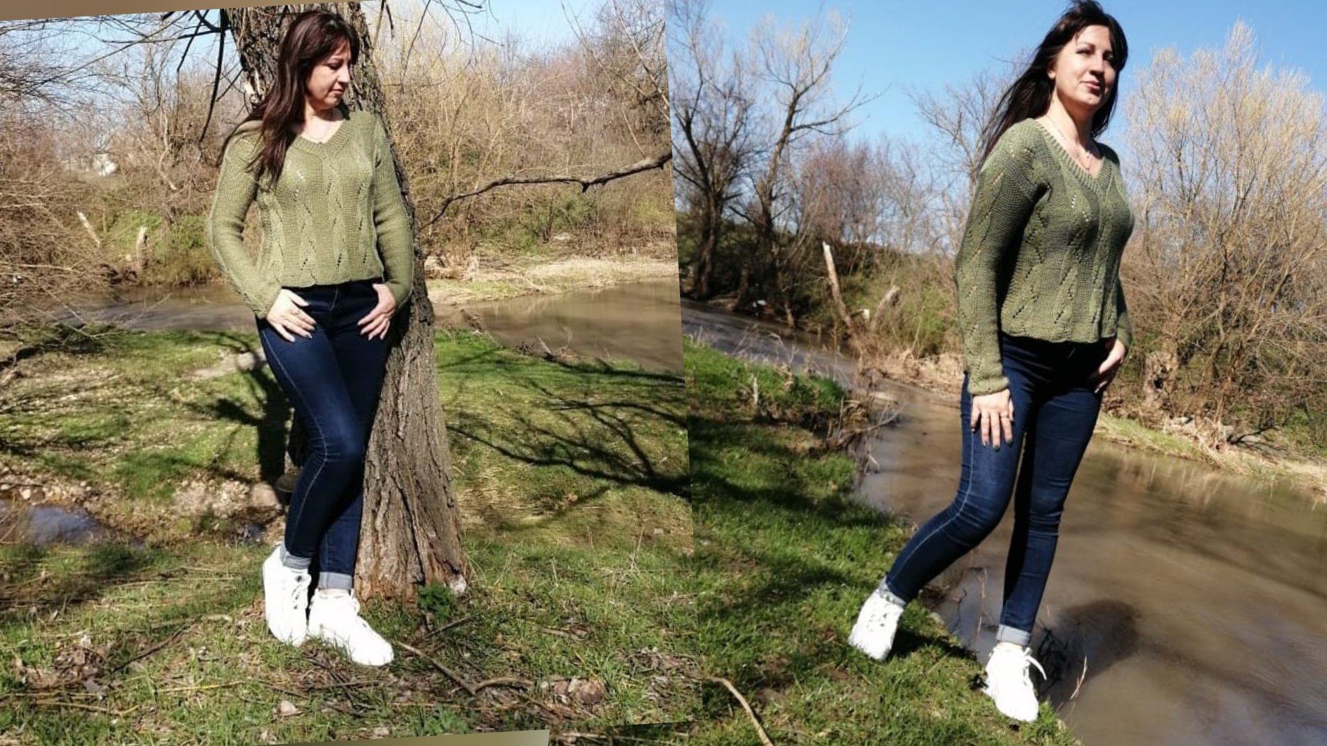 ✨️Пуловер спицами "Хаки"✨️Мастер класс ✨️ смотреть онлайн