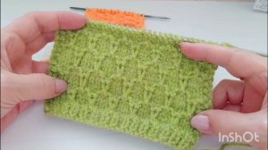 Плотный несложный и красивый узор спицами.