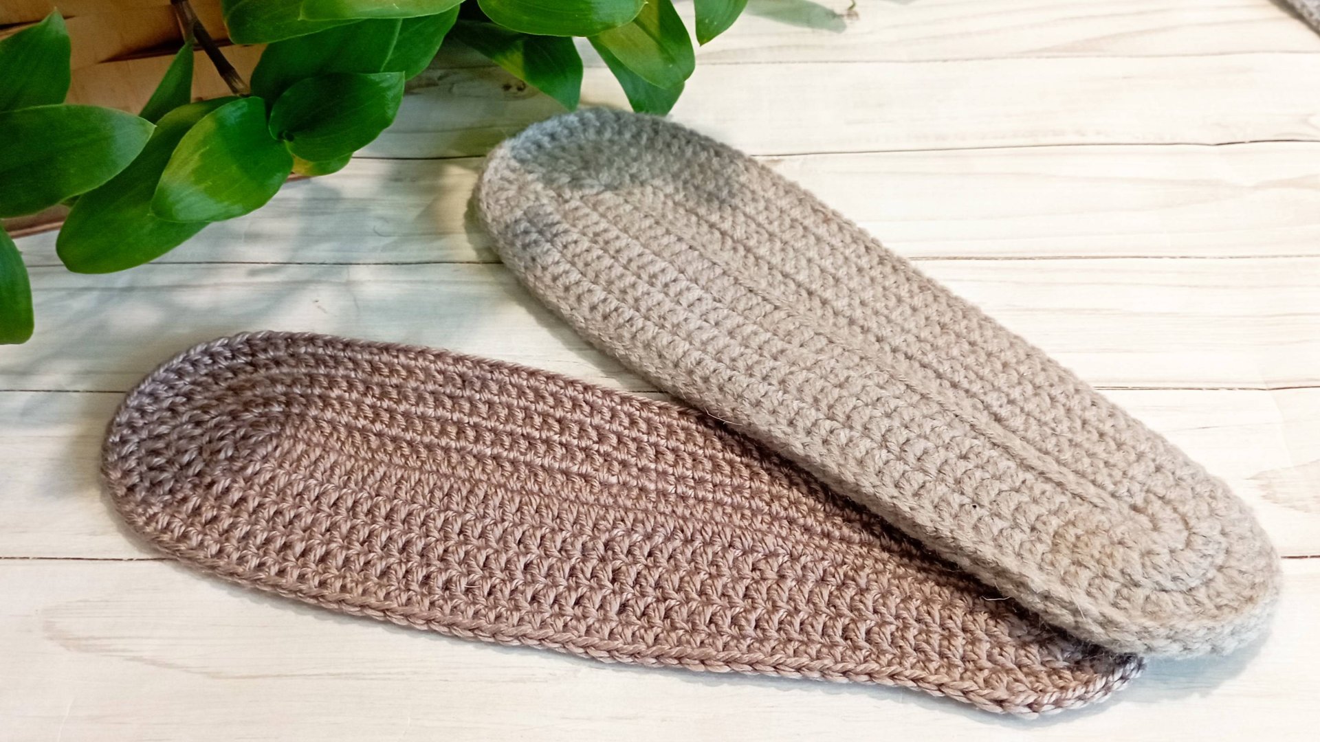 Стелька крючком для домашней обуви . смотреть онлайн