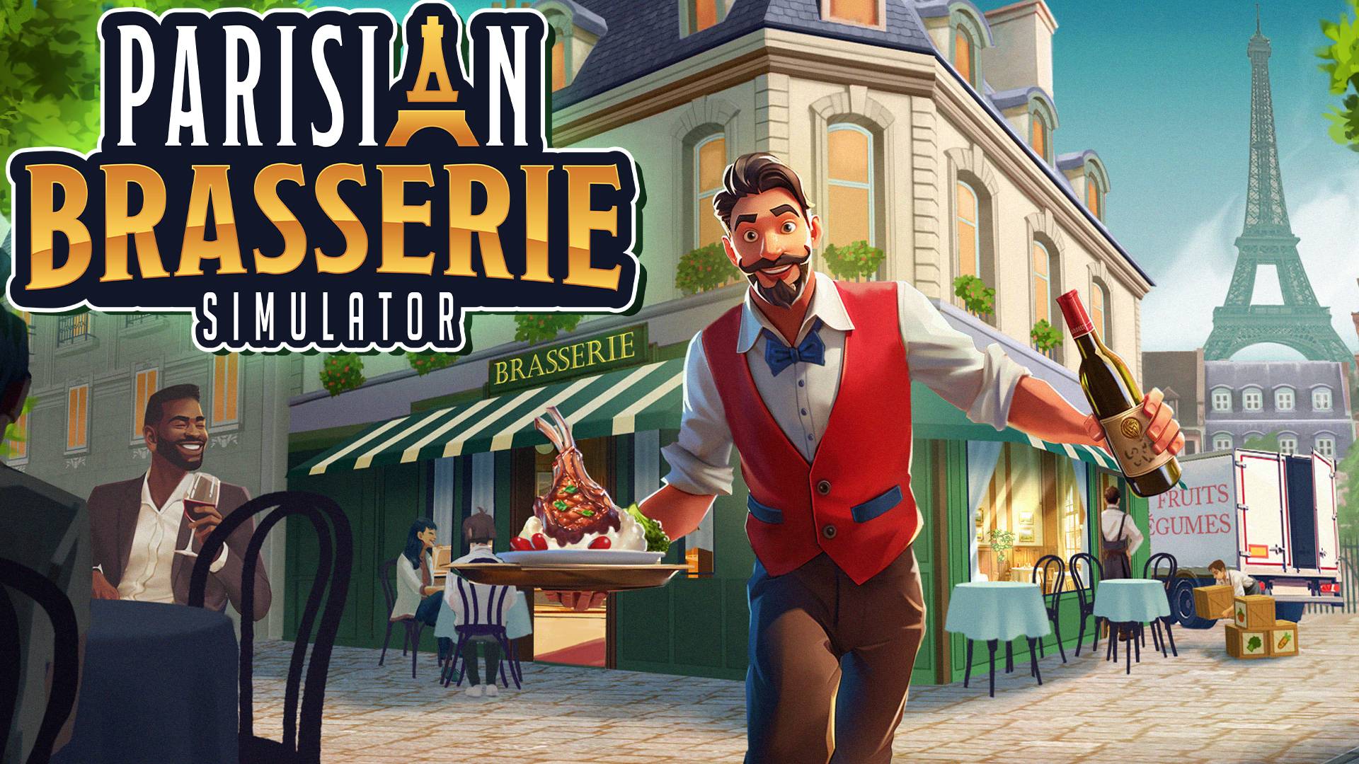 Открыл кафе у Эйфелевой башни - Parisian Brasserie Simulator #первыйвзгляд смотреть онлайн