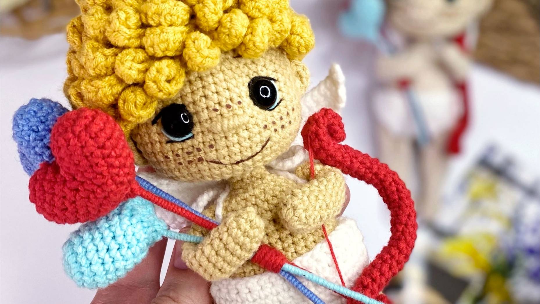 Амигуруми: схема Амурчик | Игрушки вязаные крючком