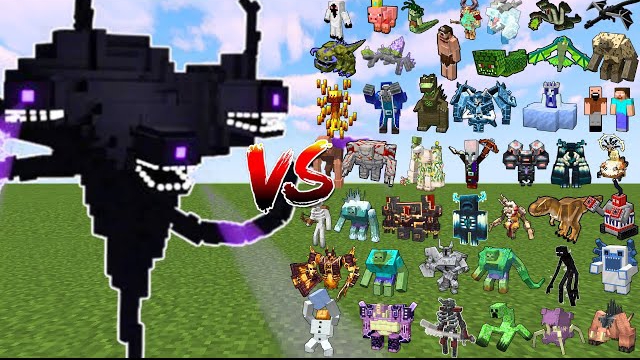 ИССУШАЮЩИЙ ШТОРМ против ВСЕХ МОБОВ-БОССОВ | Битва мобов в Майнкрафте с модами смотреть онлайн