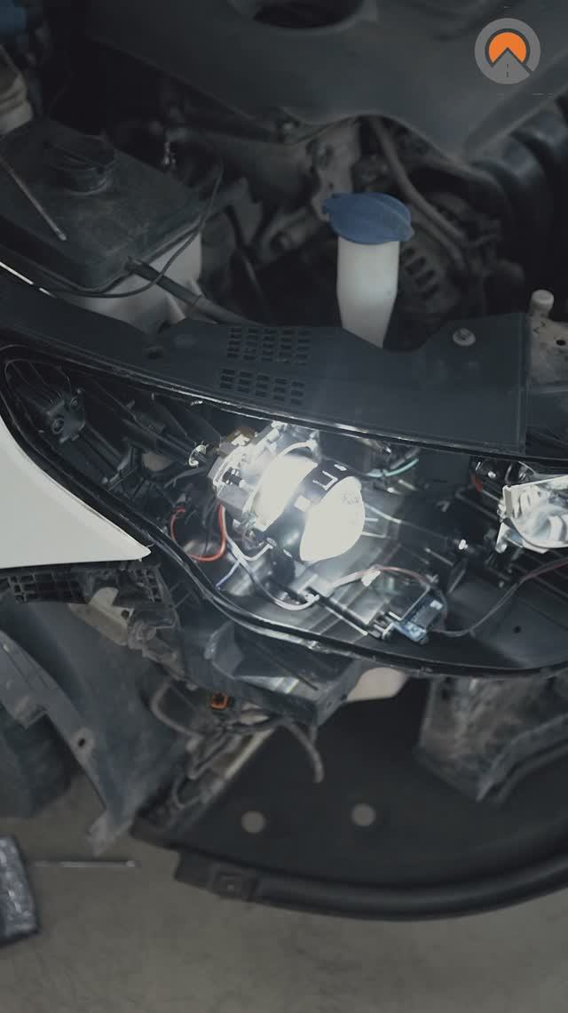 KIA Optima. Установка Bi-led линз вместо галогена
