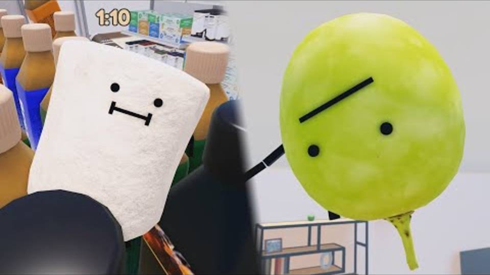 ☁🍇 Белый Маршмеллоу и Shine Muscat! Прятки в Juice Party | Roblox Secret Staycation смотреть онлайн