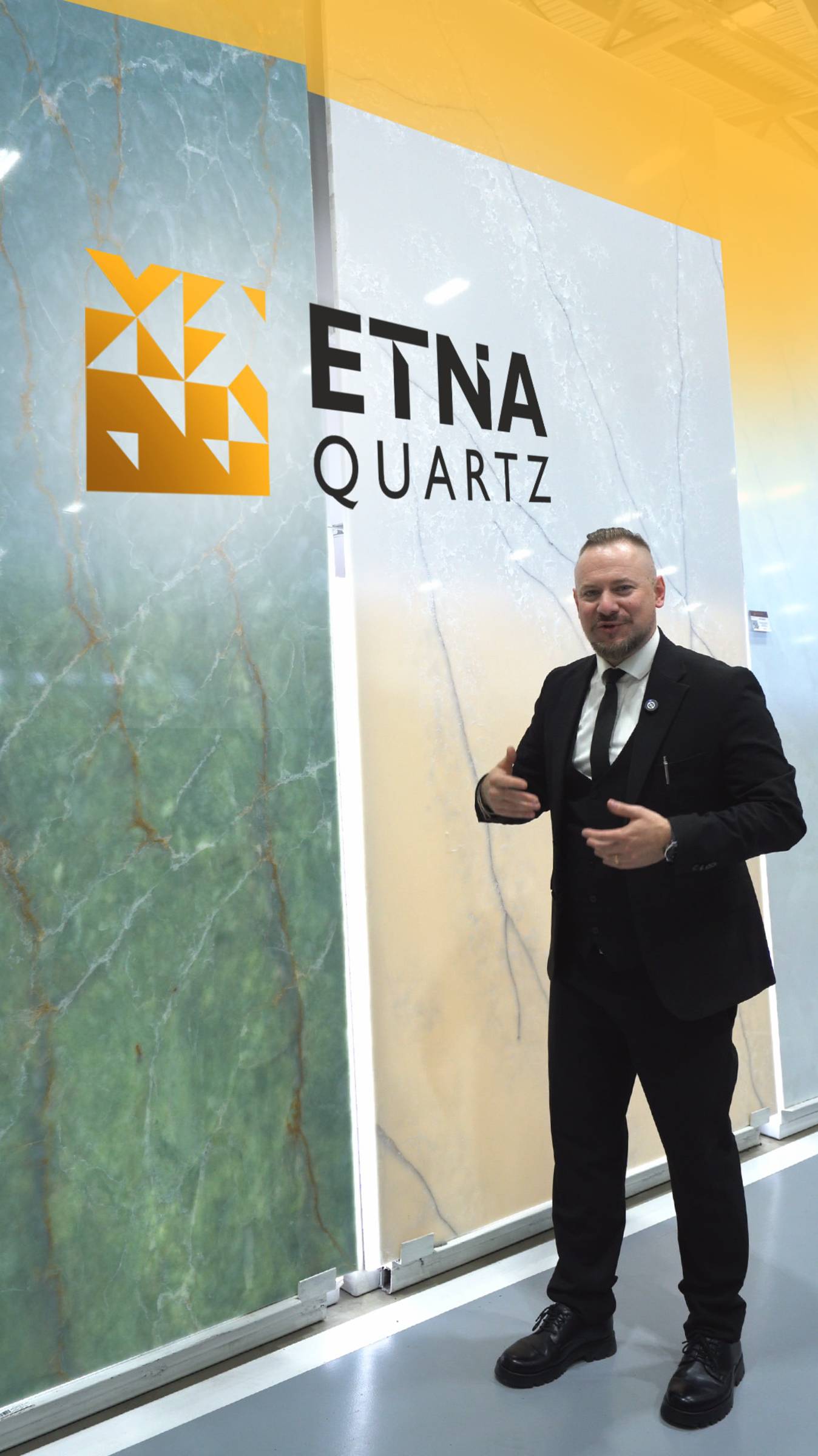 🌀 Невероятная красота кварцевого агломерата в деталях!