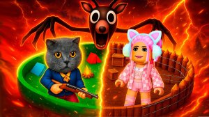 МЫ ПОСТРОИЛИ ДВЕ БАЗЫ В ОДНОЙ! ДРЕВНЯЯ БАЗА VS СОВРЕМЕННАЯ БАЗА В 99 НОЧЕЙ В РОБЛОКС! В 99 NIGHTS