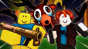 99 ночей в лесу, но с ракетной установкой! Анимация Roblox | мультики роблокс