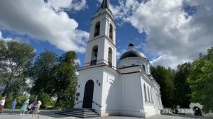 Колокольный звон в Никольском храме, с. Мансурово, местный звонарь