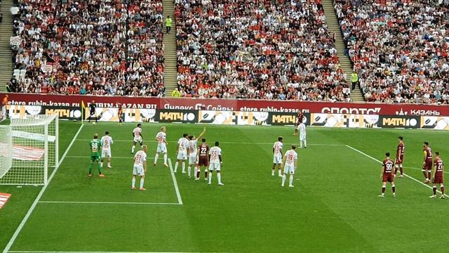 Опасные моменты у ворот Спартака. Рубин-Спартак. Ruslan Football Manager смотреть онлайн