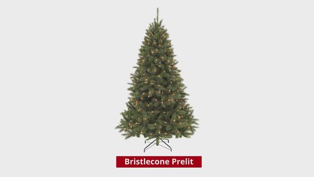 Как установить елку Triumph Tree с лампами - Bristlecone (Hinged) смотреть онлайн