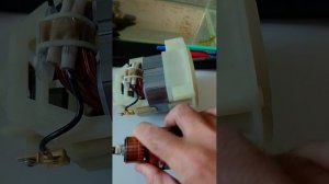 YW8828 230V разборка Электродвигателя газонокосилки переменного тока.