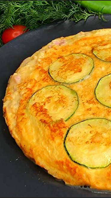 Завтрак из кабачков