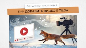 Как добавить видео в Тильду с помощью обычного Блока и ZeroBlock